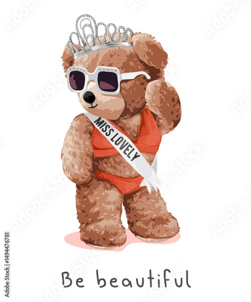 Obraz big scary bear 004