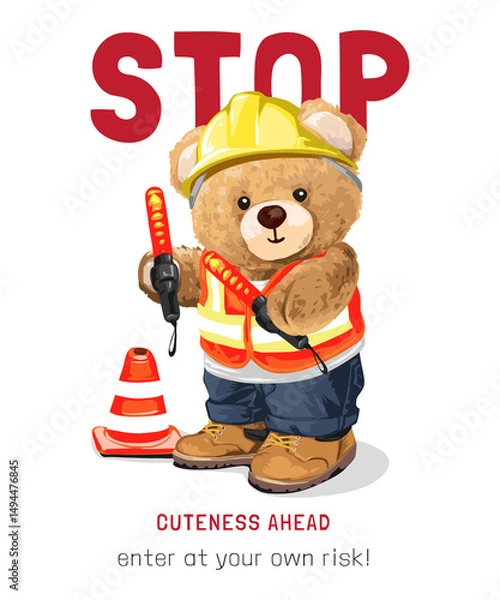 Obraz big scary bear 003