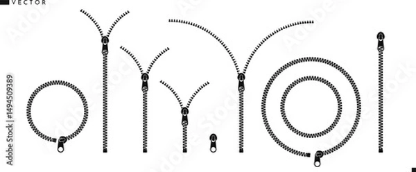 Obraz Zipper silhouette 