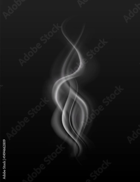 Obraz Abstract Smoke Effect to Enhance Visual Design and Media Applications