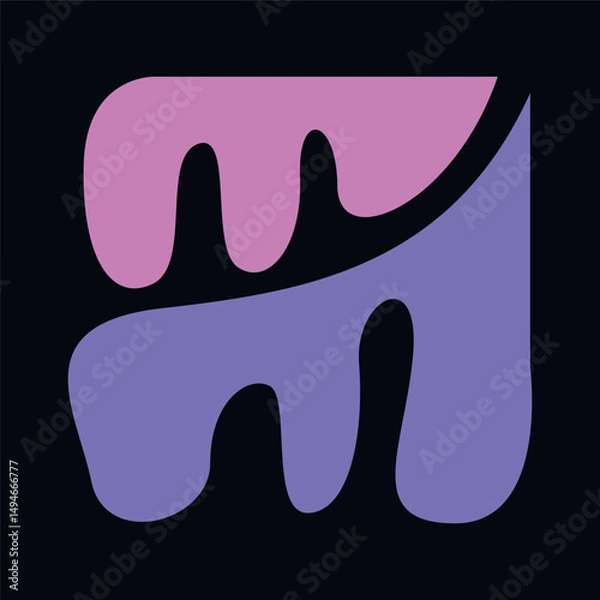 Obraz Groovy funky flower Dynamic and Colorful Graphic Floral Pattern for a Vibrant and Timeless Aesthetic Appeal