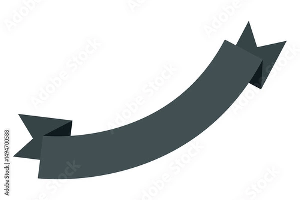 Obraz Ribbon element. Vintage. Modern simple ribbon. Vector illustration