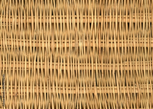 Obraz Woven wicker basket weave pattern detail background texture