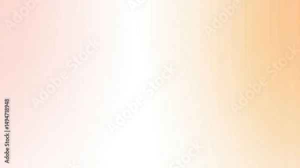 Fototapeta Soft Gradient Background in Shades of Peach and White for Creative Design Projects