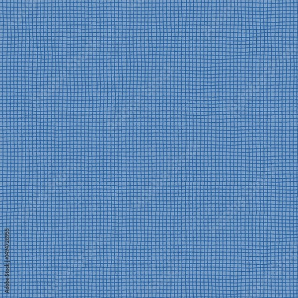Obraz Seamless checkered repeating pattern with hand drawn very small cell or mesh for wrapping paper, surface design and other design projects