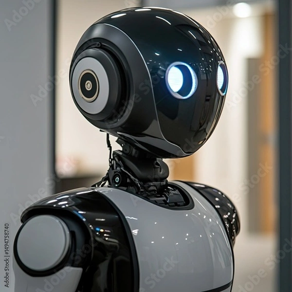Fototapeta Assistive Personal Robots Supporting Disabled Individuals with Voice-Controlled Mobility, Task Execution, Smart Navigation, and AI Learning for Improved Accessibility