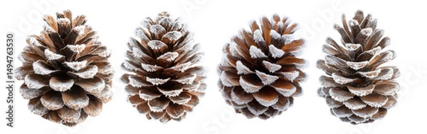 Obraz Frosted Pine Cones Collection