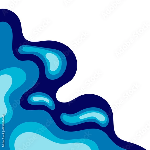 Fototapeta Topography Corner