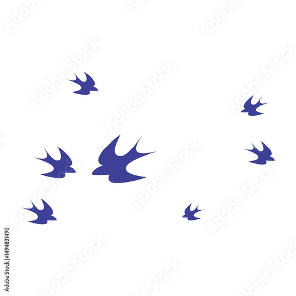 Fototapeta Make a Professional Swallow Bird Vector Art