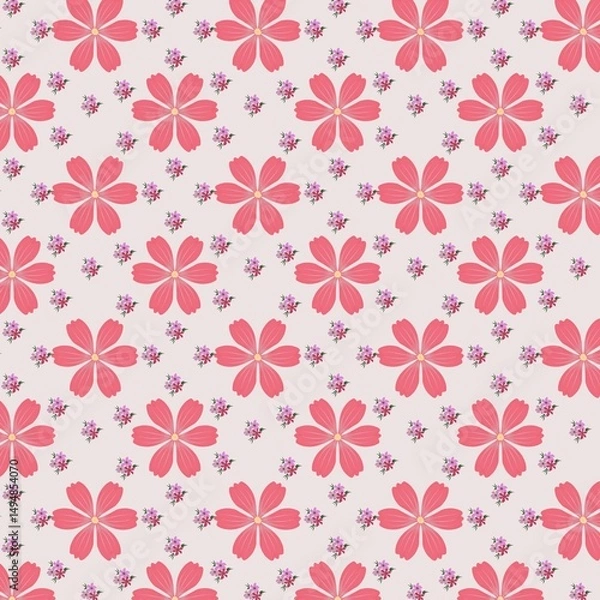 Obraz seamless floral pattern