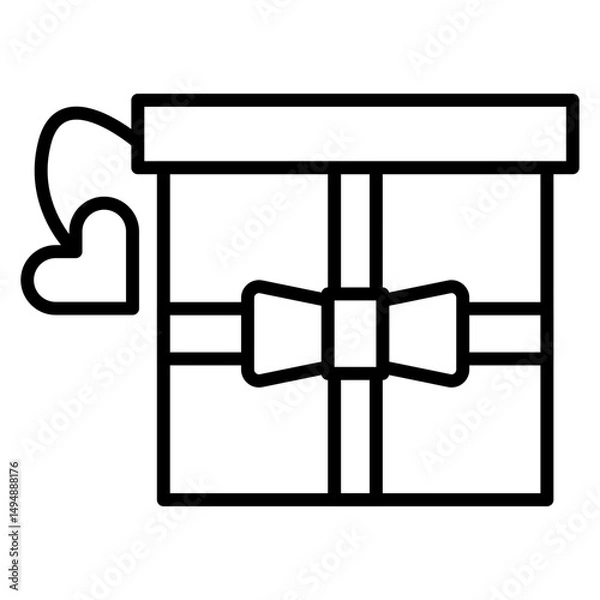 Fototapeta Wedding Gift Icon