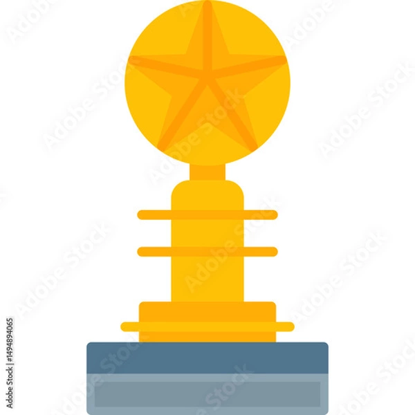 Fototapeta Trophy Icon Vector Element