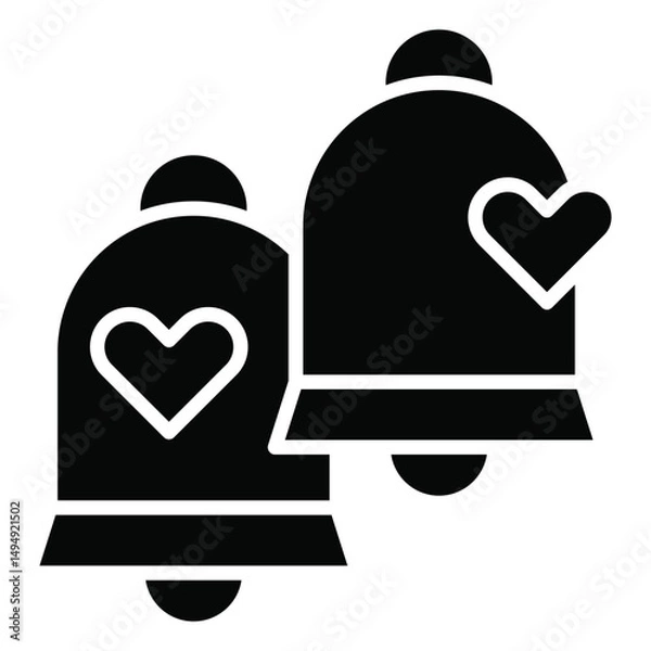 Fototapeta Wedding Bells Icon