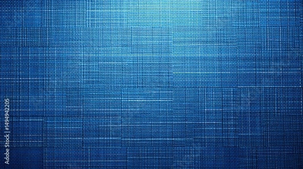 Fototapeta Minimalist abstract geometric blue grid pattern with clean lines and modern structure on even lighting background. Contemporary texture and symmetry for futuristic and professional design concepts.