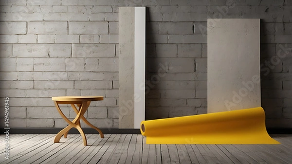 Fototapeta solid background single grey color product Banner 