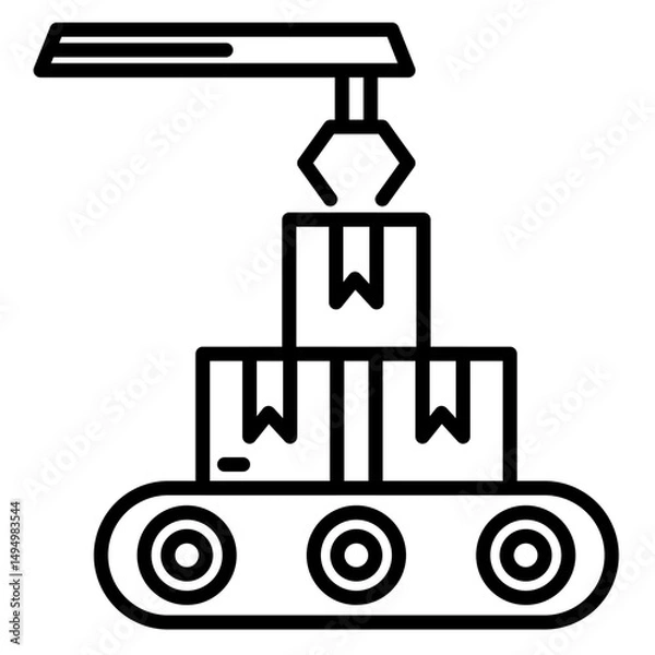 Fototapeta Packaging Vector Icon