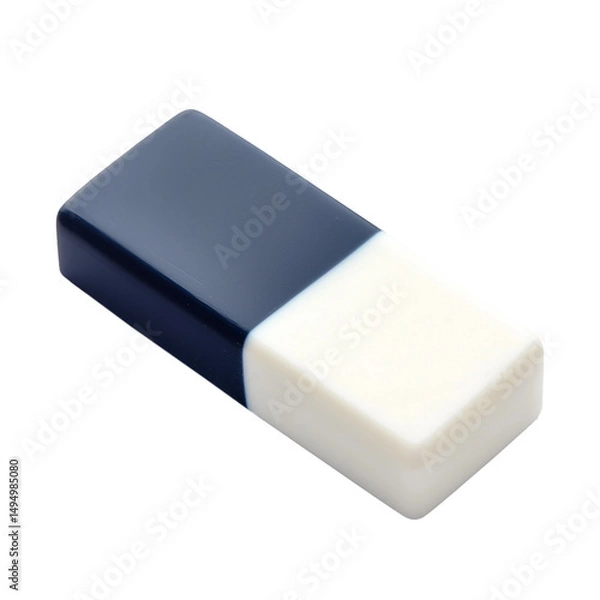 Obraz Black and white eraser isolated