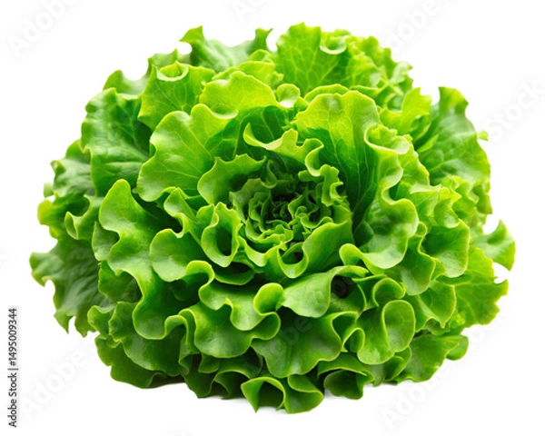 Fototapeta lattuce on white background
