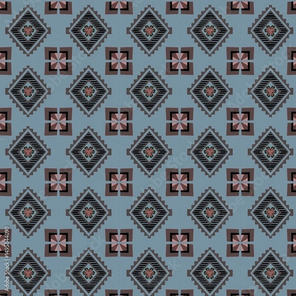 Obraz Fabric pattern Simlem, warm embrace, family
