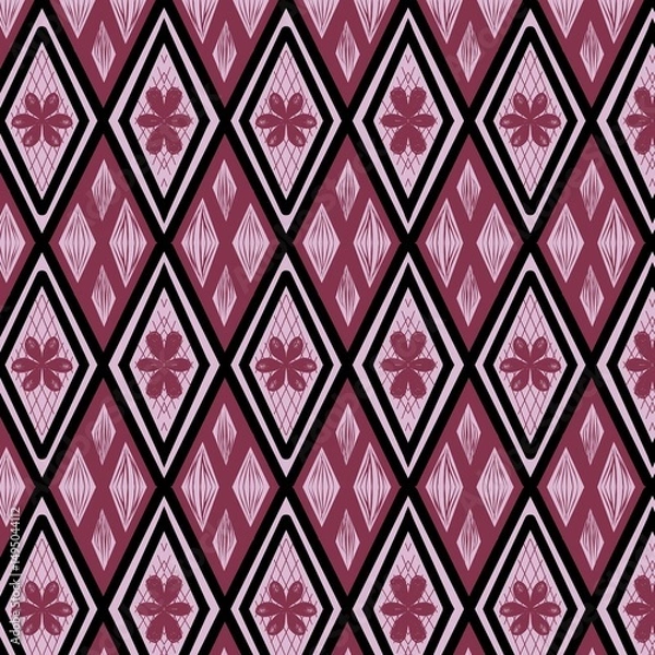 Fototapeta Simple and comfortable, simple square pattern fabric.