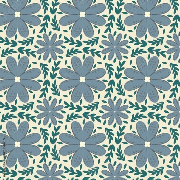Fototapeta Fabric pattern Simlet, bright, vintage, simple, warm, spring