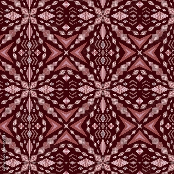 Obraz seamless damask pattern Passionate, passionate and possessive love