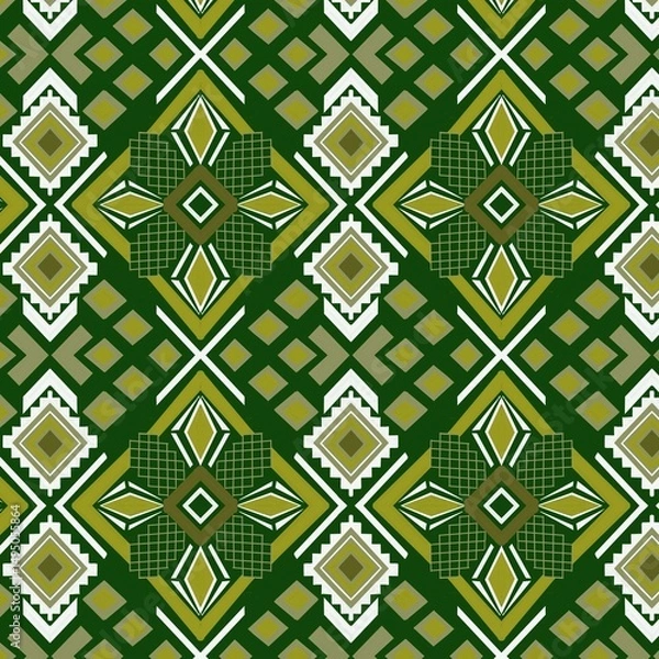 Obraz seamless geometric pattern Family, socializing, happiness