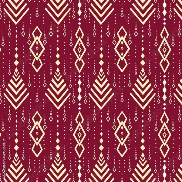 Fototapeta seamless knitted pattern Tile pattern