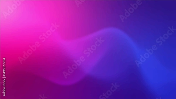 Fototapeta Abstract pink magenta blue purple abstract color gradient background grainy texture effect web banner header poster design.
