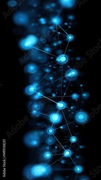 Obraz Abstract digital network graphic