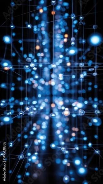 Obraz Abstract network illustration