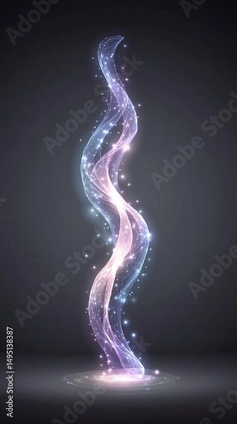 Obraz Abstract light spiral design