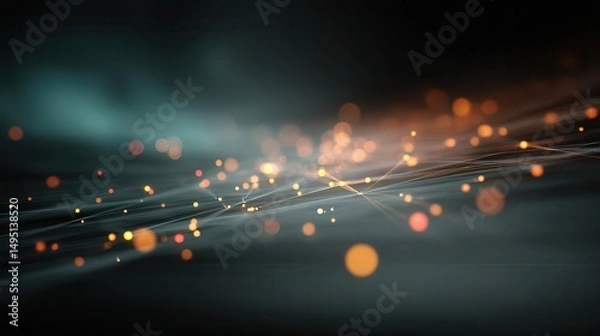 Obraz Abstract digital network design