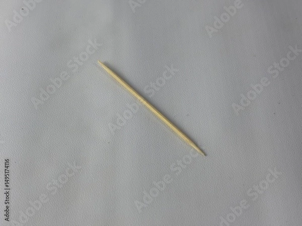Fototapeta Simple Wooden Toothpick for Oral Hygiene