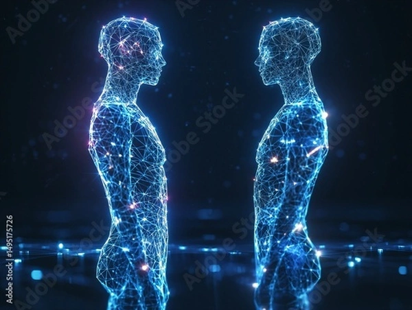 Obraz Digital Human Connection