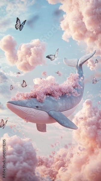 Obraz flying in the sky