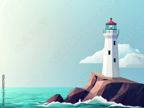 Obraz Lighthouse Seascape