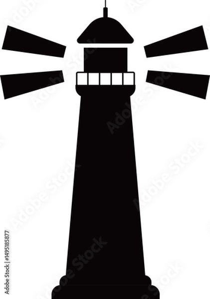 Fototapeta 灯台　アイコン	セット
