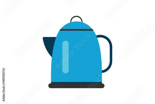 Obraz electric kettle isolated on white