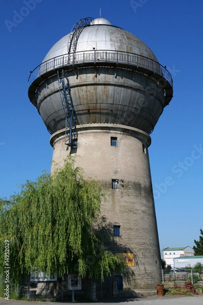 Fototapeta Wasserturm der Bahn in Kornwestheim