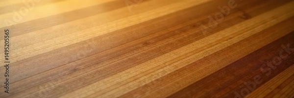 Obraz Subtle wood grain, honey-brown hues, smooth surface , natural wood background, wooden