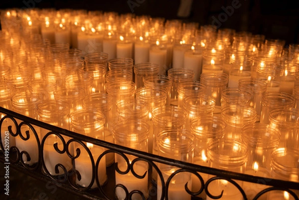 Obraz Cierges d'église allumés