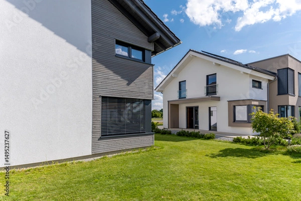 Obraz Moderne Einfamilienhaussiedlung in Deutschland
