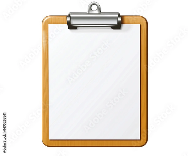 Fototapeta Memo board with white sheets on white background