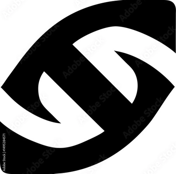 Obraz Nvidia icon flat vector