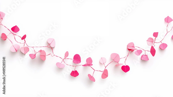 Obraz pink flower background with copy space
