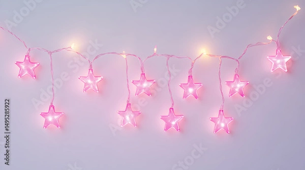 Obraz pink background with candles