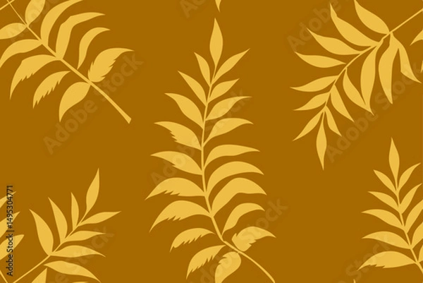 Obraz seamless pattern with leaves