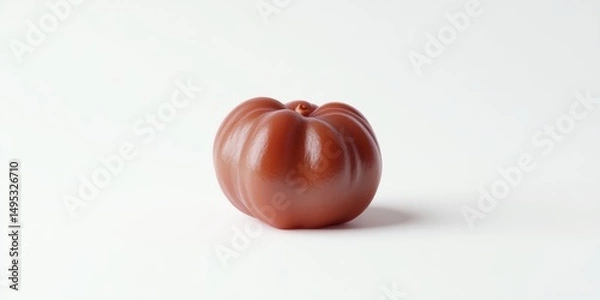 Fototapeta 3D Icon of a Round Umeboshi Plum in Gentle Style
