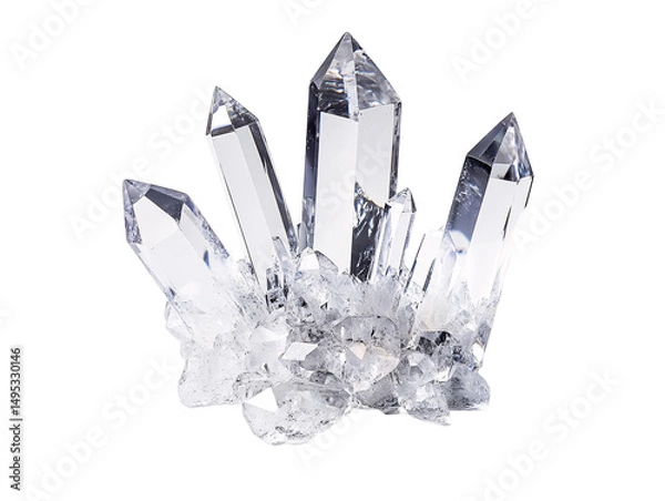 Obraz a crystal cluster of crystals